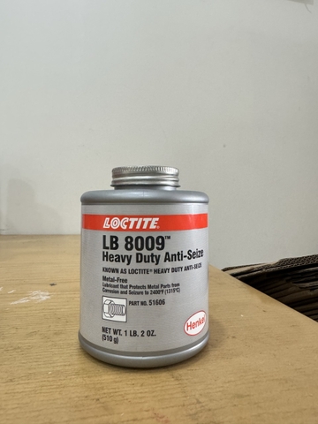 Mỡ chống kẹt không chứa kim loại Loctite 51606 LB 8009 Heavy Duty Anti-seize Metal-Free 510g