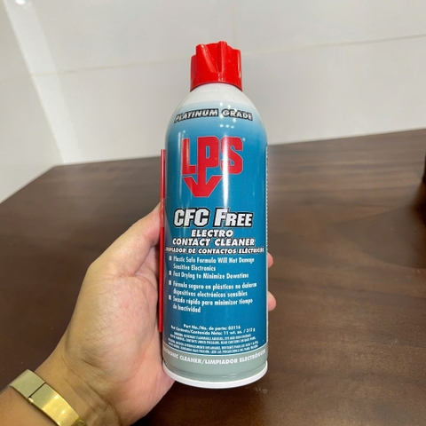 Chất làm sạch tiếp điểm ổ cắm; 11 oz/chai, hiệu: lps 03116 CFC Free Electro Contact Cleaner
