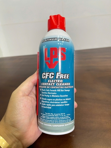 Chất làm sạch tiếp điểm ổ cắm; 11 oz/chai, hiệu: lps 03116 CFC Free Electro Contact Cleaner