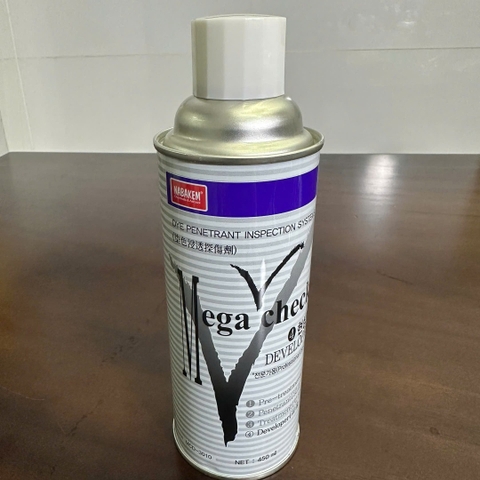 Chế phẩm mega - check developer tra lỗi bề mặt kim loại (450ml/chai)