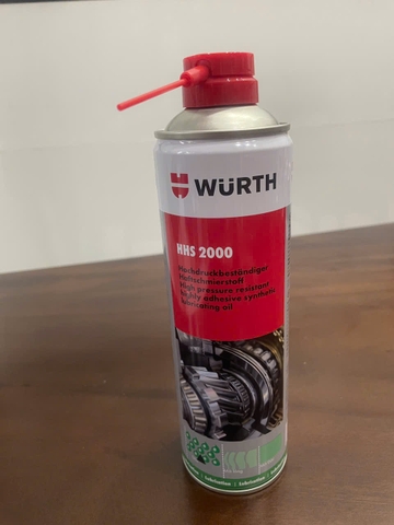 Mỡ bò nước hhs 2000 Wurth 500ml