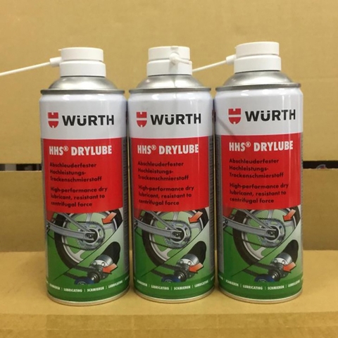 Mỡ bò xịt khô hhs 100 drylube Wurth 400ml