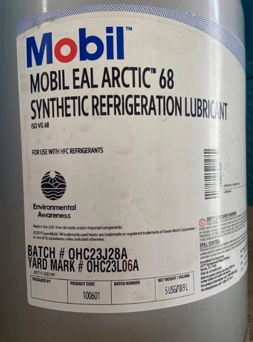 Dầu máy nén lạnh Mobil EAL Arctic 68 (18.9L/xô)