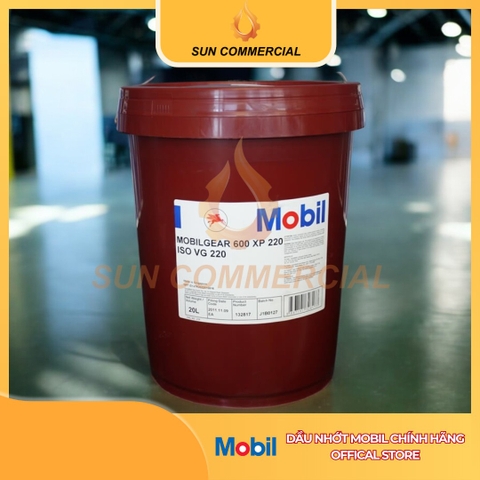 Dầu MOBILGEAR 600 XP 220 20L/xô