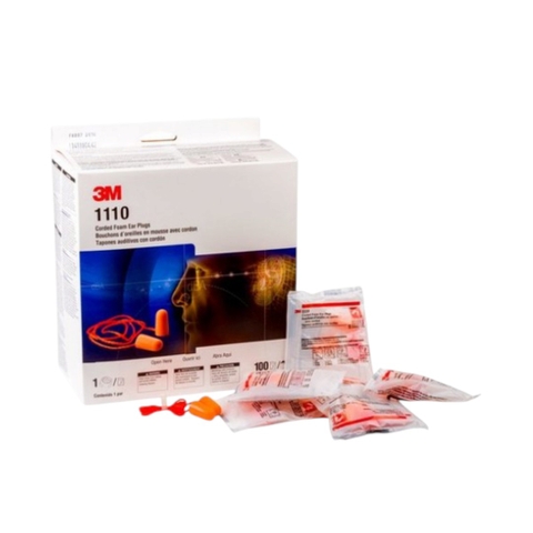 Nút tai dạng bọt xốp có dây 3M™ 1110