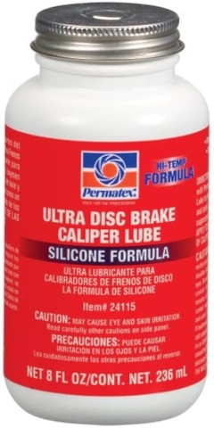 Mỡ Silicone bôi trơn chịu nhiệt - Permatex 24115 Ultra Disk Brake Caliper Lube Hi-Temp Silicone Formula, 8 oz