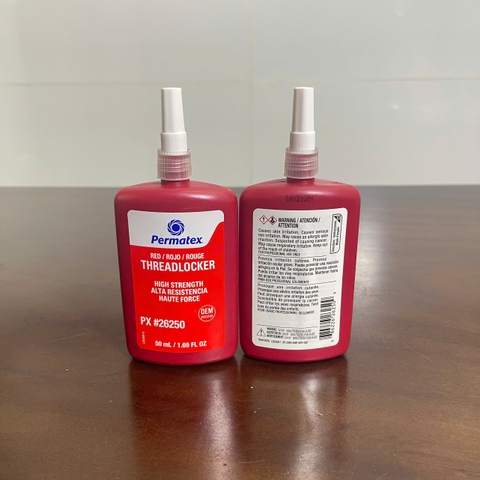 Keo dán cn - 26250, 50ml, permatex® permanent strength threadlocker red