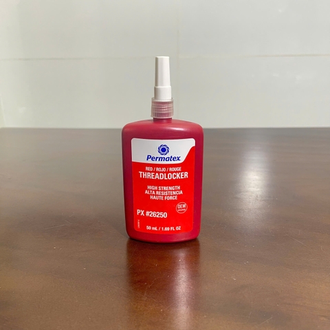 Keo dán cn - 26250, 50ml, permatex® permanent strength threadlocker red