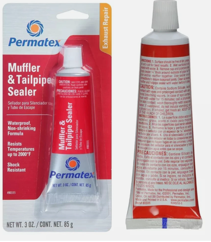 Chất bịt kín ống xả và ống giảm thanh Permatex 80335 Muffler and Tailpipe Sealer, 3 oz