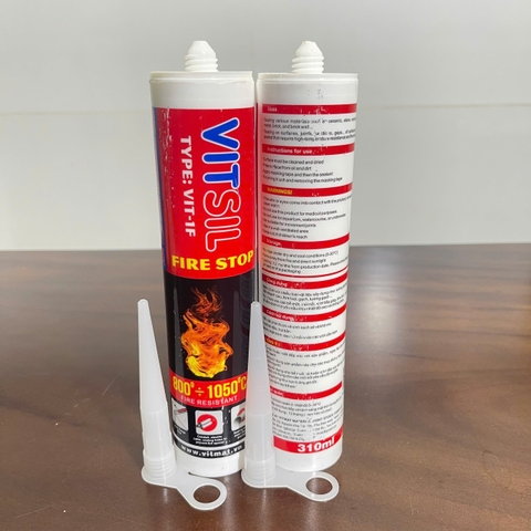 Keo chèn bịt làm kín chống cháy VITSIL VIT-1F 12lọ/thùng