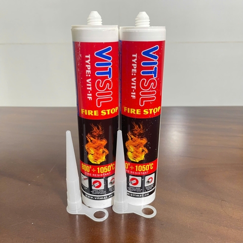 Keo chèn bịt làm kín chống cháy VITSIL VIT-1F 12lọ/thùng