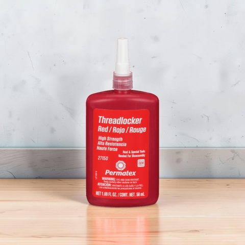 Keo Khóa Ren Đỏ Lực Khóa Cao Chống Tháo 50ml - 27150, 50 ML, Permatex® High Strength Threadlocker Red