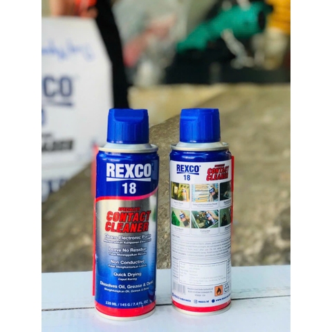 Chất tẩy rửa linh kiện điện REXCO 18 CONTACT CLEANER 220 ML/ 180 G/ 7.4 fl OZ
