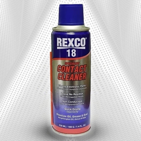 Chất tẩy rửa linh kiện điện REXCO 18 CONTACT CLEANER 220 ML/ 180 G/ 7.4 fl OZ