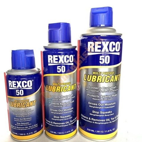 Dầu bôi trơn đa năng REXCO 50 LUBRICANT 220 ML/ 180 G/ 7.4 fl OZ