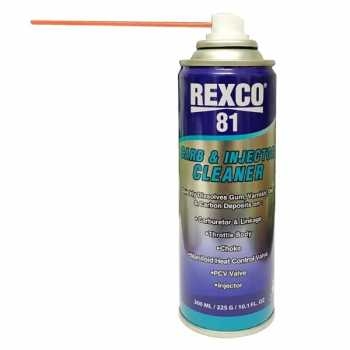 Chất tẩy rửa hệ thống phun nhiên liệu và bộ chế hòa khí REXCO 81 CARB & INJECTOR CLEANER 300 ML/ 225 G/ 10.1 FL OZ