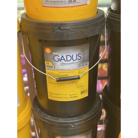MỠ -SHELL GADUS S2 V220 3 (18kg/xô)
