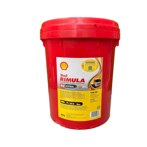 Dầu nhờn Shell Rimula R2 Extra 15W40/18L