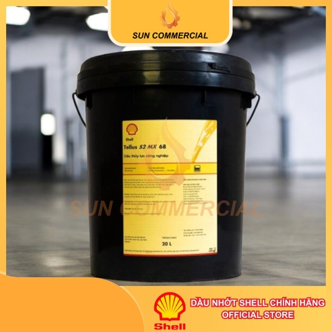 Dầu nhớt Shell Tellus S2 MX68 (20L/xô)
