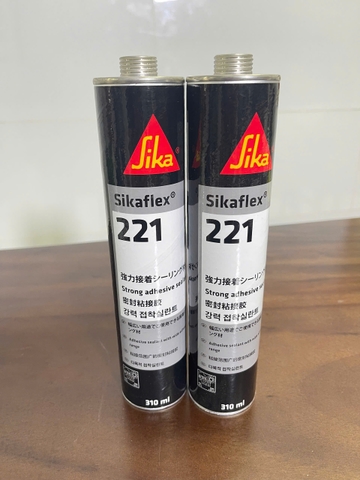 Sikaflex 221 - Chất trám khe kết dính đa năng 1 thành phần (20chai/thùng - 300/310ml) màu trắng