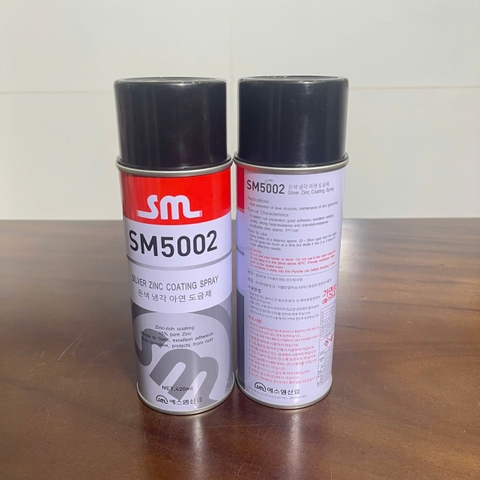 SƠN MẠ KẼM LẠNH SM5002 SILVER ZINC COATING SPRAY