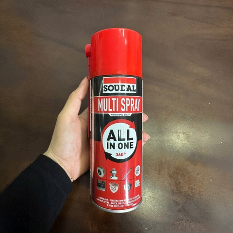 Xịt bôi trơn đa dụng Multi Spray - Soudal 400ml