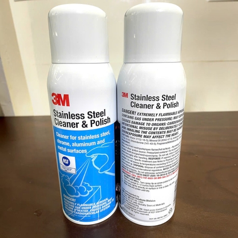 3M™ HÓA CHẤT TẨY RỬA VÀ ĐÁNH BÓNG THÉP KHÔNG GỈ 59158, 10OZ, 12 CHAI/THÙNG