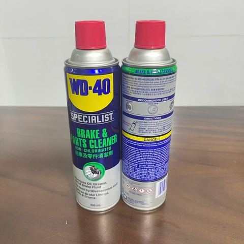 DẦU NHỜN LÀM SẠCH CỤM THẮNG( PHANH) WD-40 450ml Brake &Part Cleaner