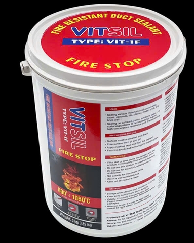 Keo chống cháy VIT-1F- dạng thùng 5kg/3.9l