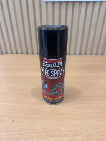 Dầu bảo dưỡng thiết bị truyền động - Soudal PTFE Spray - 400ml (6 chai/T)