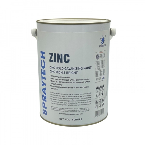 SƠN MẠ KẼM LẠNH SPRAYTECH ZINC SPRAYTECH - 4L/Thùng