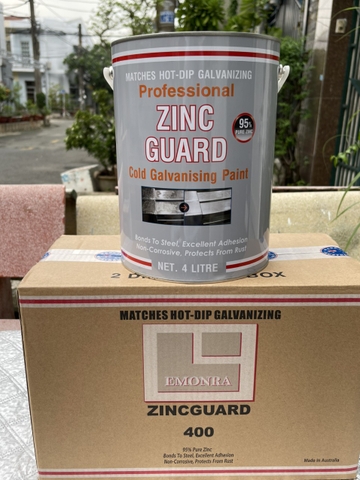 SƠN MẠ KẼM LẠNH 400 ZINC GUARD 400- 4L/Thùng