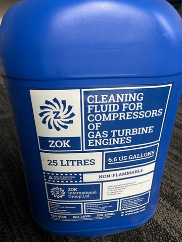 Chất làm sạch tuabin khí và chất ức chế ăn mòn ZOK 27 - 25L/can