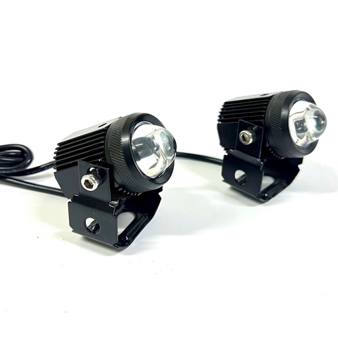 Đèn Led trợ sáng mini 2 nhiệt màu siêu sáng