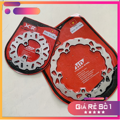 Cặp Đĩa thắng X1R trước 290mm sau 190mm dành cho Suzuki Raider, Satria lắp như zin