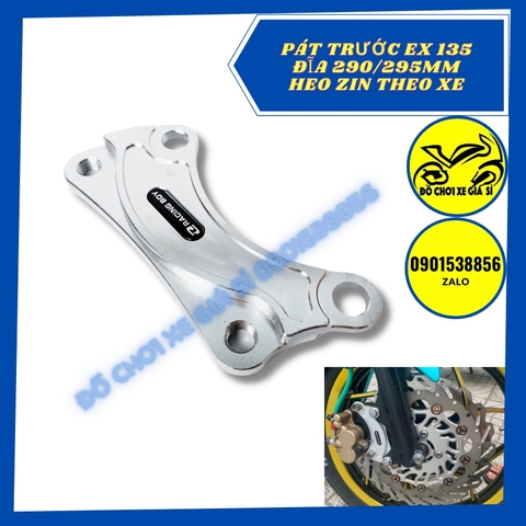 Pát trước Ex 135 đĩa 290/295mm xài heo zin theo xe