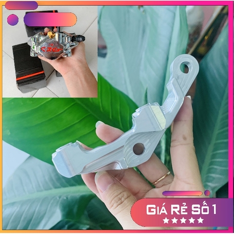 PÁT gắn heo Moto3 Nisin , Crg  cho xe EX150 đi đĩa 245mm, làm bằng nhôm CNC nguyên khối , sáng bóng