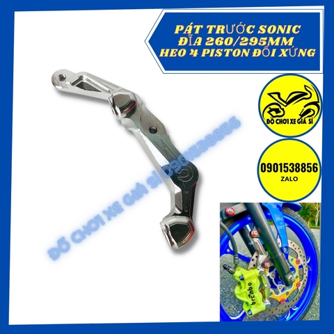 Pát trước Sonic đĩa 260/295mm xài heo 4 piston đối xứng