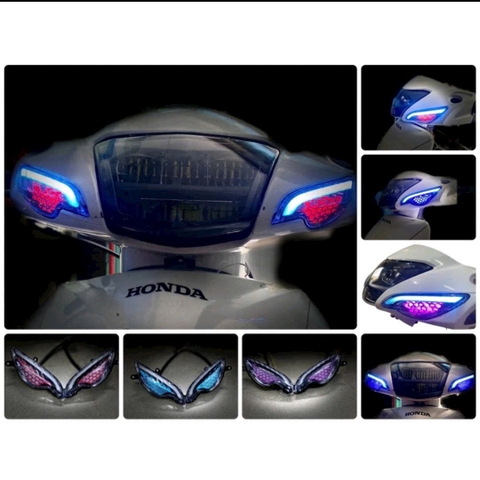 Cặp xinhan trước Wave A, S100 , S110 , Alpha Full Led Demi gắn như ZIN dễ dàng lắp đặt