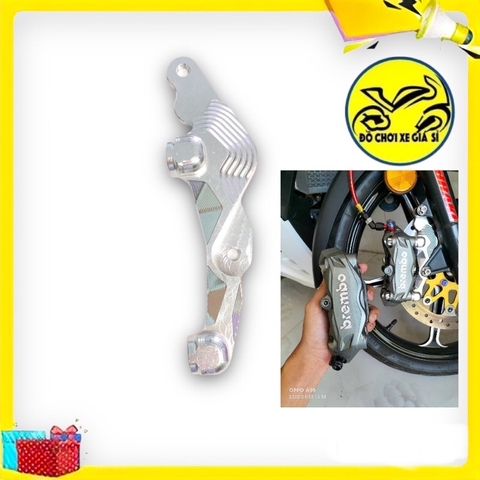 Pát trước Winner heo Bremb@ 4 pis 50A ( heo tai xanh ) lỗ trụ 10mm gắn