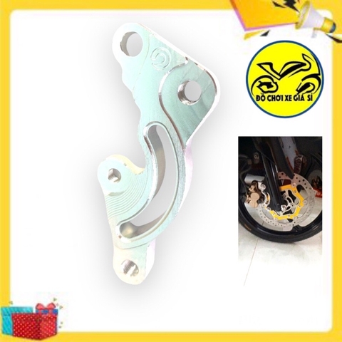 PÁT gắn HEO ZIN cho xe EX135 đi đĩa 260/267mm làm bằng nhôm CNC nguyên khối