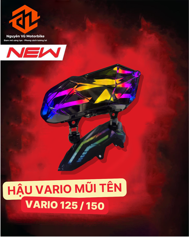 Hậu Vario 2017 ( Mẫu mới Mũi tên )