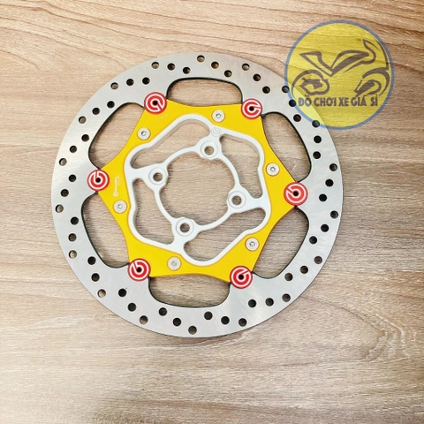Đĩa thắng rembo over 267mm nút nhôm lòng trắng