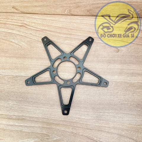 Lòng đĩa Raider/Satria 5 lỗ chia ra 4 lỗ xài bánh căm màu đen