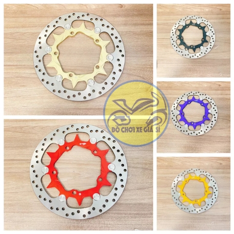 Đĩa thắng trước Ex 150/155 size 265mm 5 lỗ ( xài mâm zin ) mẫu v1