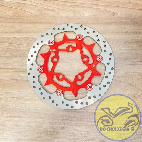 Đĩa thắng trước Vario/Click 150 size 265 5 lỗ ( xài mâm zin ) màu đỏ