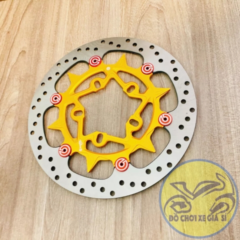Đĩa thắng trước Vario/Click 150 size 265 5 lỗ ( xài mâm zin ) màu vàng