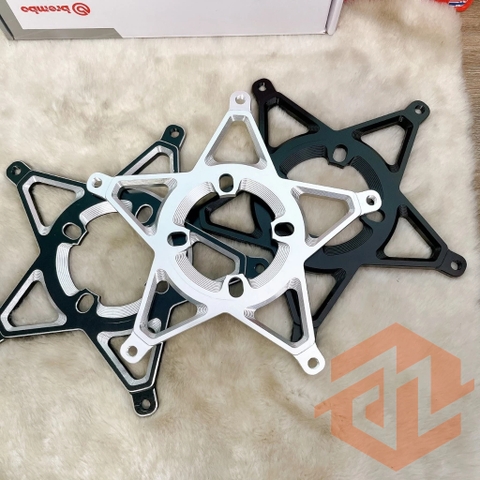 Lòng Đĩa 4 lỗ lắp cho Raider/Satria khi xuống mâm 4 lỗ - Màu Trắng/Đen/2Line