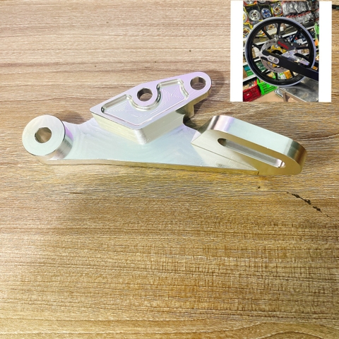 Pát sau Ex155/150/135 đĩa 220mm xài heo 4 Pis Adelin, Fando