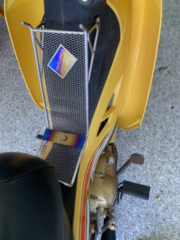 Baga lưới Xiken Inox 100% Sáng Bóng gắn xe máy Sirius Fu Led Wave A RS 100 waveA110 Wave RSX Wave Nhỏ Exciter....